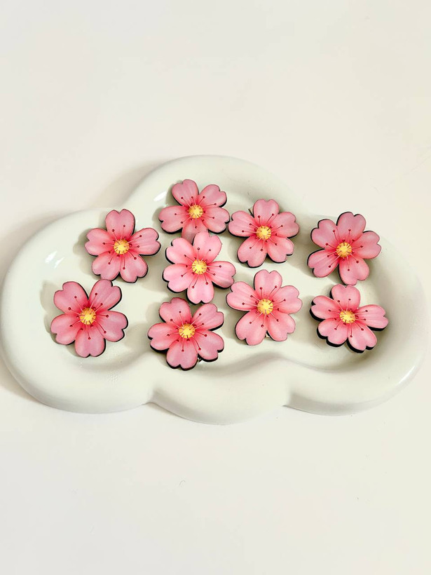 گیره مو ایموجی گل
