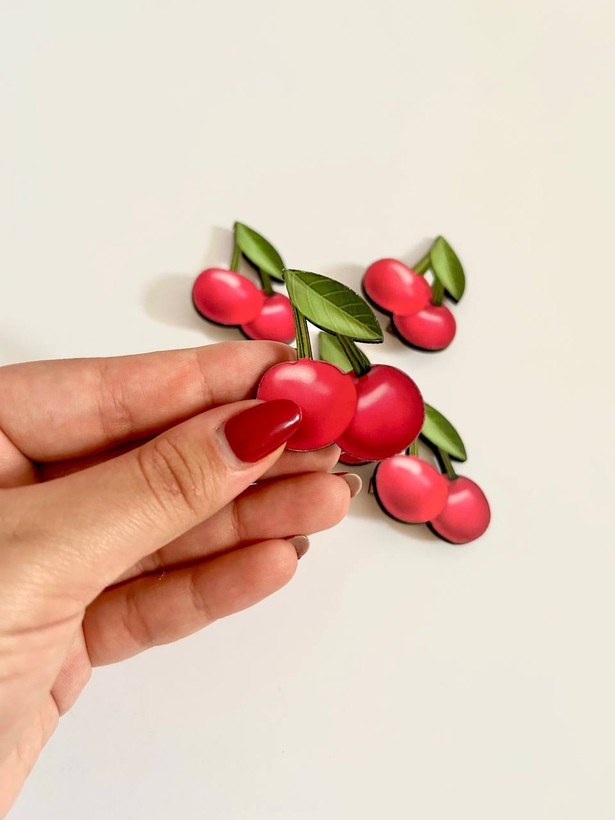 گیره مو ایموجی گیلاس